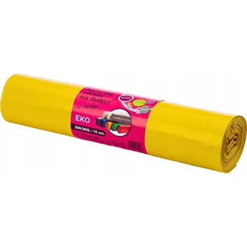 Pytle na odpadky Pytle na tříděný odpad na plast Aglo3 360 l, 10 ks