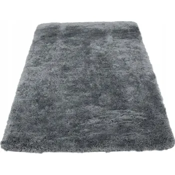 Koberec Koberec Plyšový Měkký Shaggy Protiskluzový Softi Šedý 80x120 cm