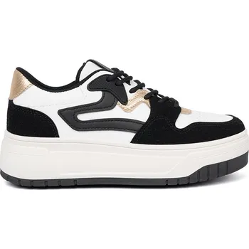 Dámské tenisky Černo-bílé dámské sneakersy se zlatými detaily 1W-N3B Velikost: 37