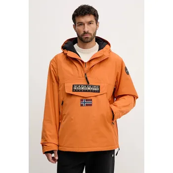 Pánská větrovka Bunda Napapijri Rainforest Next oranžová barva, přechodná, NP0A4IB9A681 22X, vel. XL