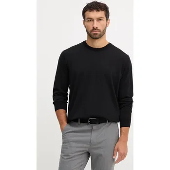 Pánský svetr Vlněný svetr Paul&Shark pánský, černá barva, 99311015 99X, vel. L