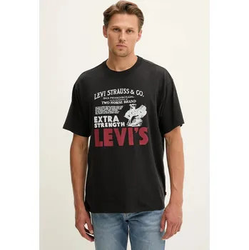Pánská móda Bavlněné tričko Levi's 87373.0224 černá 99X, vel. S
