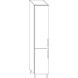 Potravinová skříňka P40/L EKO PLUS Dekor: Olše