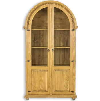 Knihovna Dřevěná vitrína Corona III - výběr moření