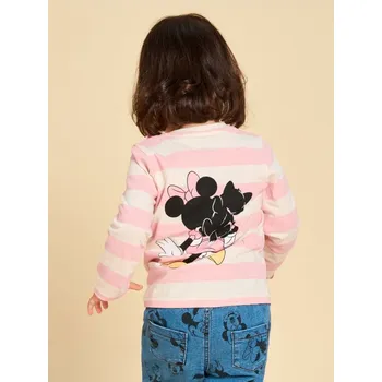 Sinsay - Tričko s dlouhými rukávy Minnie Mouse - krémová - 138FT-01X - 138FT-01X-80