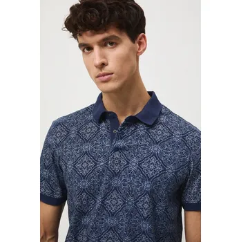 Bavlněné polo tričko Medicine RW25-POM303 námořnická modř 59A, vel. S