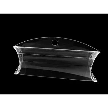 Plastová krabička k zavěšení 6x15 cm, barva transparent