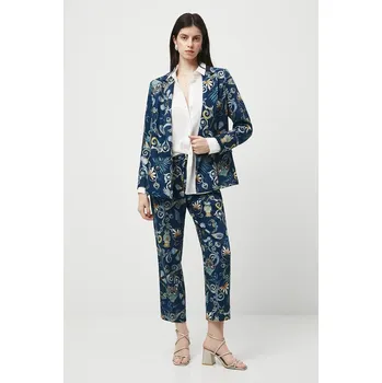 Dámské kalhoty Kalhoty Medicine dámské, tmavomodrá barva, střih chinos, medium waist RW25-SPD302 59A, vel. S