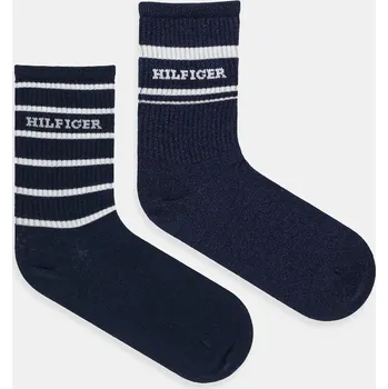 Dámské ponožky Ponožky Tommy Hilfiger 2-pack 701236457 námořnická modř 59X, vel. 35/38