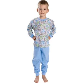 Chlapecké pyžamo Bettymode Dětské pyžamo DINOSAURUS CELOTISK, 110