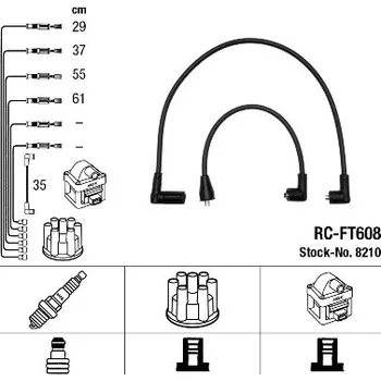 Zapalovací kabel Sada kabelů pro zapalování, 8210