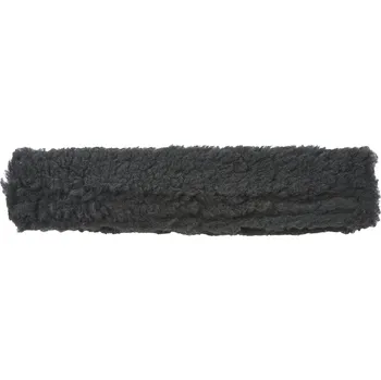 Věšák na sedlo a uzdečku BUSSE Beránek na nánosník/nátylník Art-Fur BUSSE, 1 ks, černý 33 cm