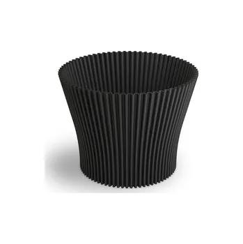 Obal na květináč Plastový obal na květiny Lotos 110, černý