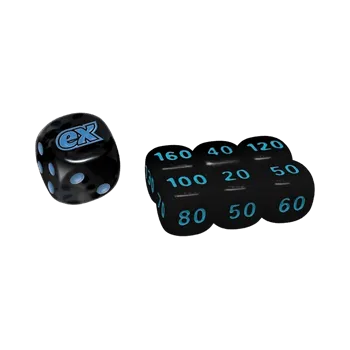 Příslušenství ke karetním hrám Black Bolt Dice Set kostky