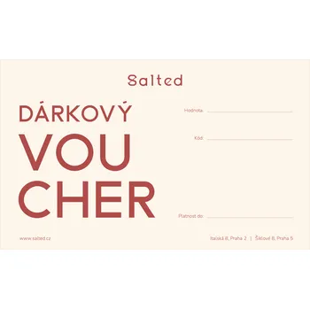 Dárkový potravinový koš Dárkový poukaz "Vanilla" VARIANTA: 3 000 Kč