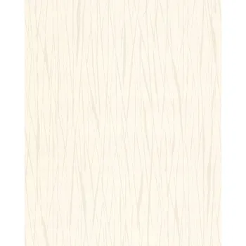 Tapeta Vinylová tapeta na vliesu, strukturovaná, krémová