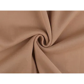 Galanterie Teplákovina počesaná PES jednobarevná, barva 2 (38) béžová velbloudí