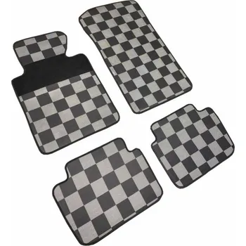 autokoberec Auto Hotárek Gumotextilní autokoberce BMW 3 1998-2005 (E46, kostkované)