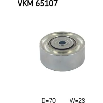 Vratna/vodici kladka, klinovy zebrovy remen, VKM 65107