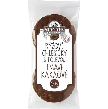 Nový věk Rýžové chlebíčky tmavé kakaové