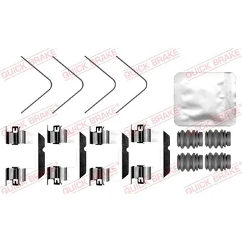 Brzdový kotouč Sada příslušenství, obložení kotoučové brzdy, 109-0102