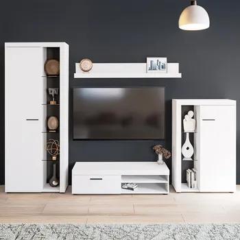 Obývací stěna Obývací stěna RUMBA | 270 cm | bílá