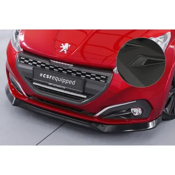 Nárazník Spoiler pod přední nárazník CSR CUP pro Peugeot 208 GTi carbon look matný
