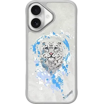 Pouzdro na mobilní telefon NIMMY pouzdro PANTHER kompatibilní s MagSafe pro IPHONE 16 světle šedé