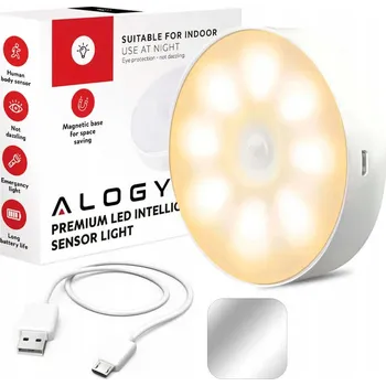 Noční světlo LAMPIČKA LED SENZOR POHYBU SOUMRAKU NOČNÍ DO SKŘÍNĚ ŠATNÍ SKŘÍNĚ SVĚTLO