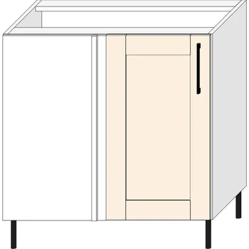 Kuchyňská skříňka Spodní rohová skříňka SR80/L PASTEL Dekor: Béžová