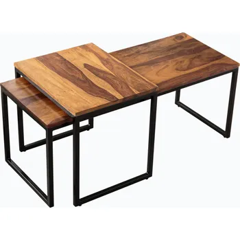 Konferenční stolek 2SET konferenční stolek NOBILE masiv sheesham