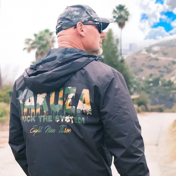 Pánská větrovka Pánská jarní bunda Yakuza Silent Windbreaker 26048 black velikost: 3XL