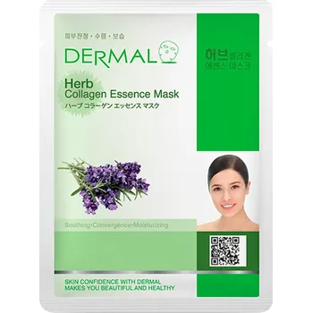 Pleťová maska Dermal Korea Herb Collagen Essence Mask - Esenční kolagenová maska z bylin | 23g
