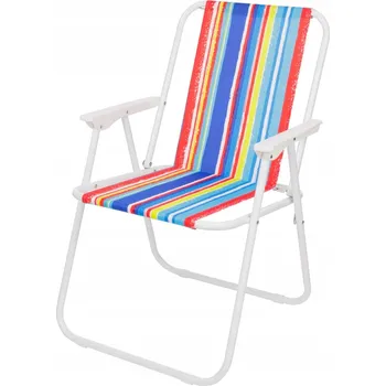 Turistická židle s opěradlem Campela Lehátko plážové, vícebarevné