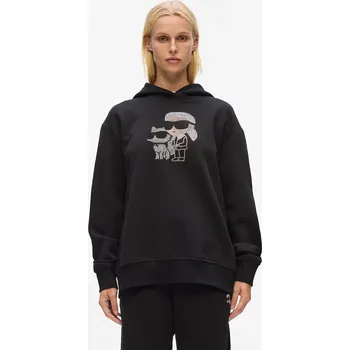 Dámská mikina Bavlněná mikina Karl Lagerfeld IKON A4W20070 černá 99X, vel. M