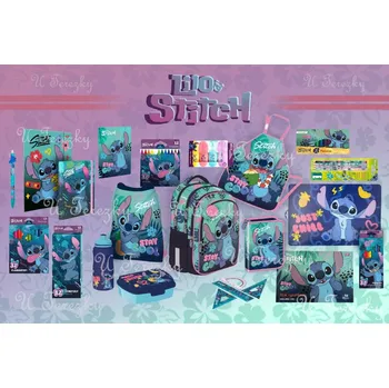 Školní batoh Lilo a Stitch Školní sada set batoh Lilo a Stitch, penál, sáček a doplňky 20 ks M/S83091/020