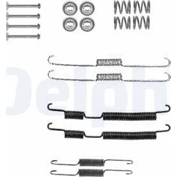 Brzdová čelist Sada prislusenstvi, brzdove celisti, LY1390