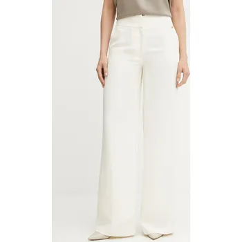 Dámské kalhoty Kalhoty s příměsí lnu Marciano by Guess GRETA 5GGB21.7316A béžová 01X, vel. 38