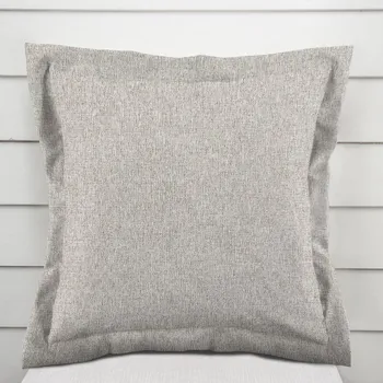 Povlak na dekorativní polštářek Dekorační povlak na polštář s lemem BKT-552 Přírodní režná 40 x 40 cm