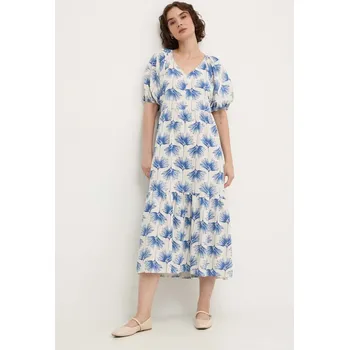 Dámské šaty Šaty Answear.LAB midi 23111.TWK modrá 55X, vel. M