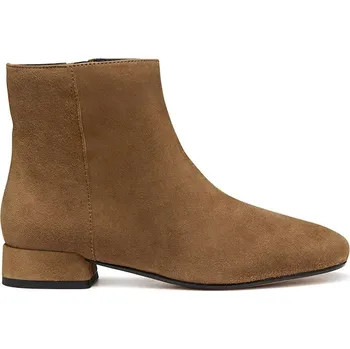 Dámské kozačky Semišové boty Geox D DHYALMA D561NA.000ZT.C6372 hnědá 88X, EUR 37