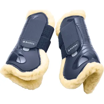 Koňské kamaše BUSSE Kamaše přední BUSSE, s beránkem, pár, navy COB/FULL