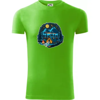 Tatry pod stanem - Viper FIT - Pánské zůžené tričko - L ( Apple Green )