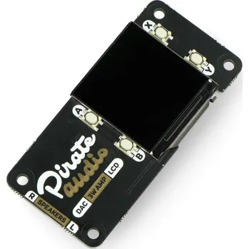 Hi-Fi Zesilovač Pirate Audio 3W Stereo Amp - 3W stereo zesilovač s displejem - AMP pro Raspberry Pi - Pimoroni PIM484