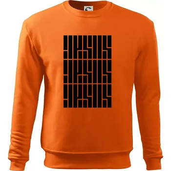 Pánská mikina Jesus nápis - Mikina Essential pánská - S ( Oranžová )