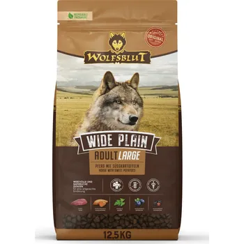 Krmivo pro psa WOLFSBLUT Wide Plain Large Breed Horse with sweet potatoes - suché krmivo pro psy - 12,5kg