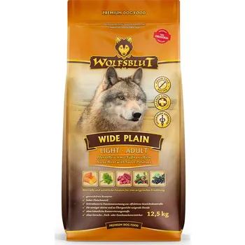 Krmivo pro psa WOLFSBLUT Wide Plain Light Horse with sweet potatoes - suché krmivo pro psy - 12,5kg
