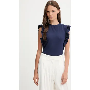 Top United Colors of Benetton 3FMED10A3 námořnická modř 59X, vel. XL