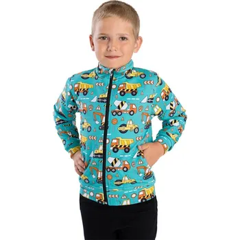 Chlapecká mikina Bettymode Dětská mikina NÁKLADNÍ AUTA, 128