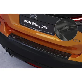 Lišta karosérie Plastová ochranná lišta zadního nárazníku CSR pro Citroen C4 (3. Gen) / e-C4 - černá lesklá